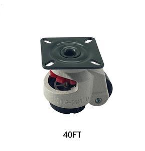 <span class=keywords><strong>China</strong></span> Caster Hersteller MSR11-1008 60F Level Adjustment Fuma Rollen Maschine und Ausrüstung Moving Caster Wheels - Product Image 5