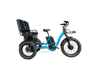 Tricycle électrique cargo à double batterie disponible, 48V 25Ah+20Ah, 24 pouces, 3 roues, pneus larges - Product Image 1