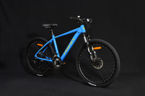 Vélo de montagne <span class=keywords><strong>TRIFOX</strong></span> 26 pouces en alliage d'aluminium, cadre rigide, 21 vitesses, freins à disque mécaniques, passage des câbles interne, idéal pour les trajets quotidiens - Product Image 4