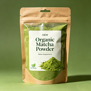 Matcha en Polvo de Grado Culinario 50g - Directo de China, Aroma Intenso por Vaporización Profunda, Verde Brillante, Bolsa Resellable con Base para Repostería - Product Image 1