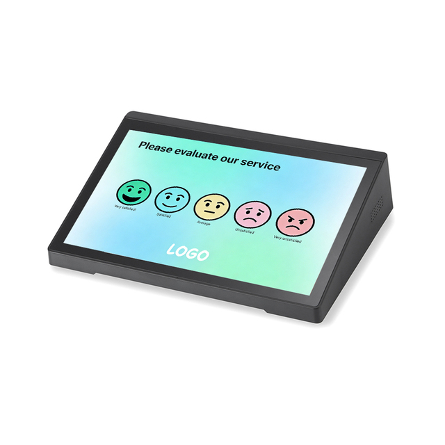 Factory Supply SmileyRate Happy or Not Restaurant Customer Rating Button 10.1 Inch Customer Feedback Terminal with Software