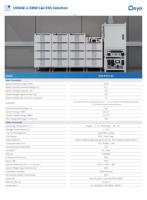 Batterie Deye BOS-B Pro-A3 pour stockage d'énergie C&I 241,15 kWh 314 Ah pour systèmes solaires haute tension Bos-b Pro Deye
