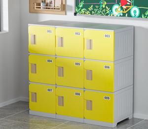 Spacious Sturdy Trendy Plastic ABS Locker Cabinet Customizable Size 4-5L Children's Durable Multifunctional Detachable Dustproof - Product Image 2