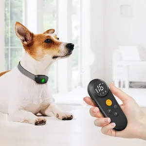 Collar de adiestramiento para perros medianos y grandes, dispositivo eléctrico recargable con control remoto y 3 modos, 1640 pies