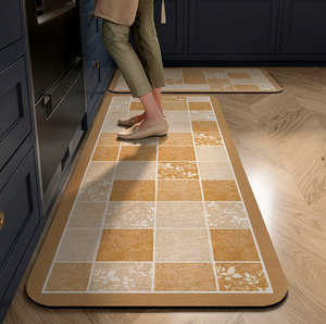 Vintage Kitchen Mat Diatomaceous Earth Carpet Easy Clean Dirt-Resistant <strong>Water</strong> &amp; Oil Absorbent Non-Slip Cushioned Soft <strong>Wholesale</strong> - Product Image 5