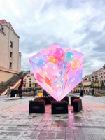 Solución de Video Wall LED 3D para Exteriores, Administrada en la Nube