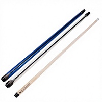 Queue de billard en acier inoxydable de haute qualité, fabriquée à la main, en deux parties, avec pointe de 12,5 mm, 58 pouces, Predator 19 oz
