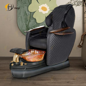 Großhandel Moderne Luxus Beauty Nagelstudio Möbel Whirlpool-Pedikürestühle ohne Verrohrung mit Abflusspumpe für Fuß-Spa-Massage - Product Image 2