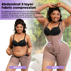 Đồ bó sát định hình nâng mông sau phẫu thuật cho nữ, kiểu dáng bodysuit, gen nịt bụng kiểu Colombia, bán buôn - Product Image 2