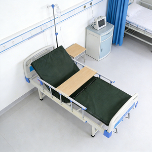 Lit médical manuel double fonction en acier laminé à froid, à double manivelle, pour usage domestique et hospitalier, vente en gros - Product Image 4