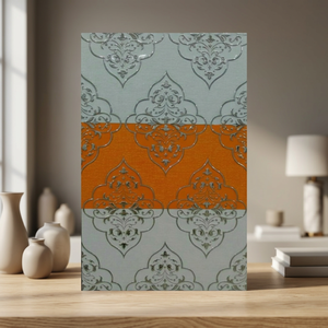 Carreaux muraux décoratifs en céramique émaillée haute brillance Vistaar Brand Golden Silver 300x600mm pour intérieur - Product Image 6