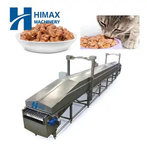 Venta caliente Método húmedo Línea de producción de alimentos para perros Máquina enlatada de alimentos húmedos para perros 55kw