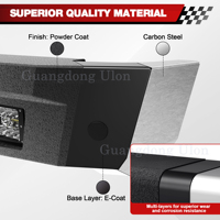 ULON Factory Hot Sell Steel Rear Bumper Bar for Dodge Ram 1500 2002-2008, Ram 2500/3500 2003-2009, Carbon Steel Black