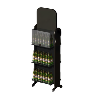 דוכן תצוגה קמעונאית, מדפים עץ סופרמרקט, 4 דרך גונדולה - Product Image 2