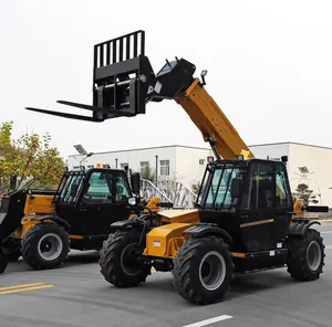 4ton 14 m dizel bozuk arazi forklifti Max sarı avustralya güç motoru teleskopik bomlu Forklift