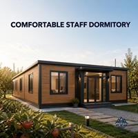 Maison conteneur préfabriquée extensible en acier, résistante aux ouragans, 150 km/h, 40 pieds, luxe moderne, galvanisée, déplaçable, personnalisée