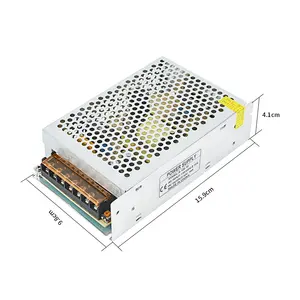 LEDストリップライトSMPSスイッチング電源用シングル出力120W12V 10A電源