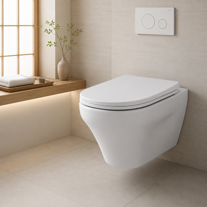 <span class=keywords><strong>Inodoro</strong></span> Moderno Suspendido sin Borde con <span class=keywords><strong>Cisterna</strong></span> Oculta, Taza de <span class=keywords><strong>Inodoro</strong></span> Flotante, Diseño Minimalista que Ahorra Espacio para Baños - Product Image 1