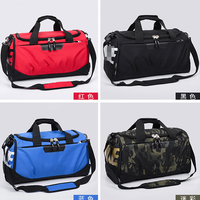 Sac de sport pour homme de marque supérieure avec logo personnalisé, sac de voyage extérieur imperméable grande capacité avec compartiment à chaussures, décontracté