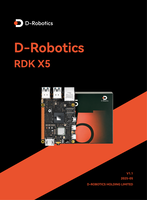 Carte de développement IA RDK X5 Edge Computing 10 TOPS BPU 32Gflops GPU 4GB/8GB RAM 2x4-lane MIPI CSI Camera Ubuntu 22.04 Kits