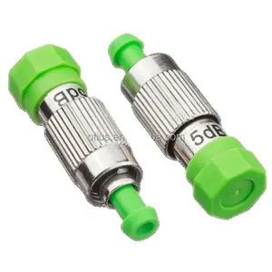 High Return Loss FC/APC Female To Male Fixed Fiber Optic Attenuator 0-30dB Customized Fiber Optic Accessories