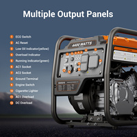 Générateur à onduleur EDOG10 4400W 120V 60Hz, moteur à essence 4 temps, démarrage par lanceur, portable pour usage domestique