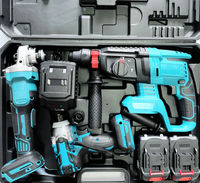 Ensemble d'outils électriques combinés MKT, 4 kits, perceuses sans fil 21 V, batterie, bricolage, usage domestique