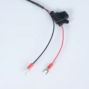 Automotive Wire Car Extender Dc Jack Power Supply Car Charge Cable Assembly Dc Fuse Cable Dc Power Cable With Atc Fuse Holder