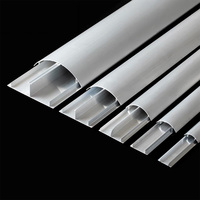 Goulotte de câblage en alliage d'aluminium robuste, protection de câbles à montage en surface de qualité supérieure, garantie usine 20 ans, pour bureau et domicile
