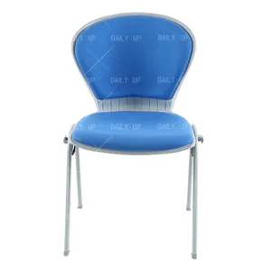 办公室坐垫嵌套椅子演讲厅家具坚固的塑料椅子与织物填充会议椅