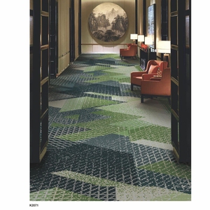 Moquette sur mesure Axminster 80% laine et 20% nylon pour hall d'hôtel de luxe, tapis mural de luxe pour escaliers d'hôtel - Product Image 6