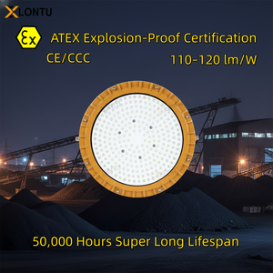 Luminaire LED antidéflagrant ATEX 50W-200W IP65 avec driver Mean Well - Lontu - Product Image 1