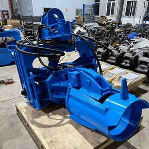 Martello vibrante per pali in cemento e legno, profondità 10m 12m 15m, con presa laterale, montato su escavatore, per pali a lamiera e tubolari - Product Image 5