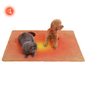Estera de perrera con autocalentamiento para perros, transpirable, suave, de Cachemira de cordero, estera de calefacción cálida para mascotas, desmontable, sólido, calidad Animal, suministros para mascotas - Product Image 2