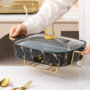 Fourniture directe d'usine Plat chaud Réchauffeur de plateau de nourriture Petit déjeuner Sandwiches Buffet - Product Image 2