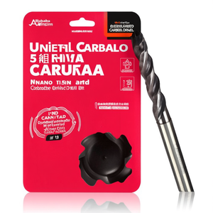 Foret universel en carbure 5xD avec revêtement Nano TiAlN - Product Image 2