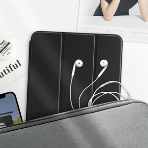 เคสแท็บเล็ตแบบพับสามทบ,เคสอัจฉริยะสำหรับ <span class=keywords><strong>iPad</strong></span> 10 <span class=keywords><strong>Air</strong></span> 45 10.9 Pro11ฝาครอบอัจฉริยะพร้อม TPU นุ่มปลุกตื่นมหัศจรรย์ - Product Image 3