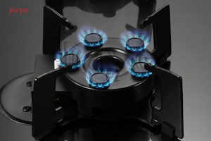 Venta al por mayor caliente-Venta de 5 quemadores de vidrio templado plegable encimera de gas Flip quemador incorporado estufa de gas de vidrio encimera de gas - Product Image 6