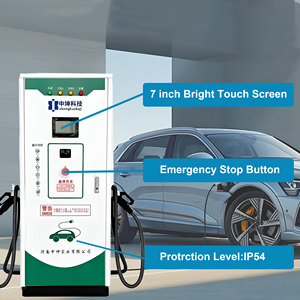 Nouvelle station de recharge rapide pour véhicules électriques, à montage au sol, avec RFID, puissance de sortie 60/80/120 kW - Product Image 4