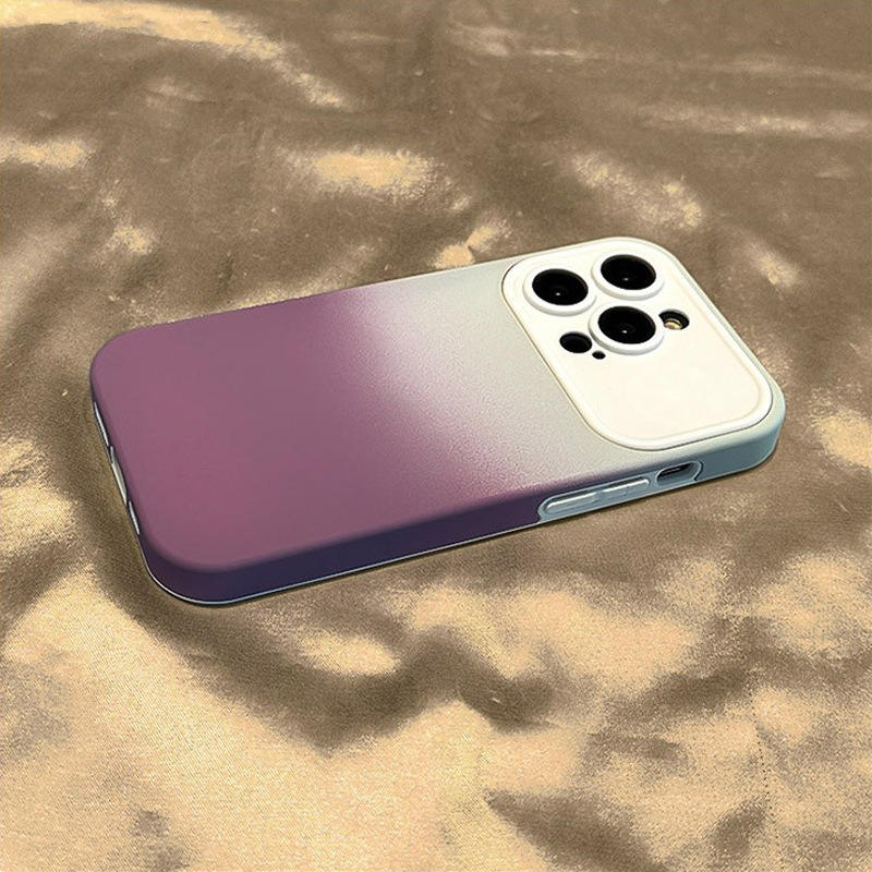 Gris violeta degradado (anillo de lente blanco)