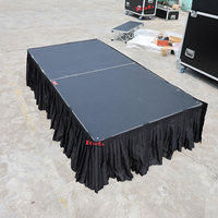 Kit de scène portable en aluminium Easy-Lite Intellistage 3x3 TUFF COAT FINISH