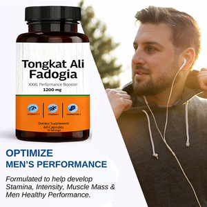 Label pribadi mendukung energi dan sehat pria suplemen pil daya kinerja yang baik Vegan fesogia Tongkat Ali kapsul - Product Image 2