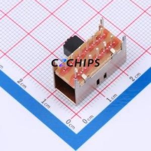 TP60421126 Slide Switch Through hole Component (THT) Switch Rectangle Pin Header PC Pin 21.2mm 9.4mm - Product Image 2