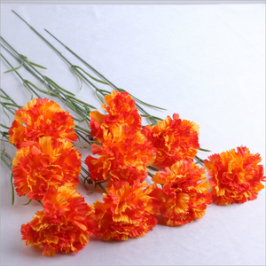 <span class=keywords><strong>Claveles</strong></span> Artificiales de Seda de Alta Calidad con Tallo Único para Decoración del Hogar y Bodas - Product Image 3