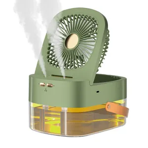 luftbefeuchter sprühventilator desktop fernbedienung timer mini luftkühler großer wind stummer usb-lad ventilator