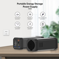 Banque d'Énergie Shenzhen 20000mAh avec Sortie Courant Alternatif 110V 220V, Courant Continu 12V, USB 5V et Lampe de Poche pour Utilisation à Domicile ou en Camping Extérieur
