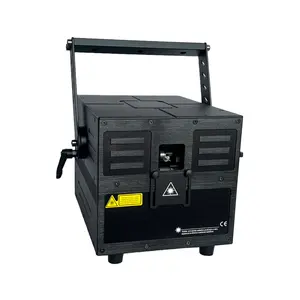 ماكينة ليزر ZY 3 واط و5 واط و10 واط جهاز عرض ليزري ثلاثي الأبعاد 25K للمسارح والديسكو والحفلات ألوان كاملة رسوم متحركة ليزر دي جي أضواء ليزر للملاهي الليلية - Product Image 1