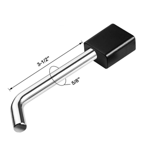 अनुकूलित ट्रेलर हिच रिसीवर लॉक पैडलॉक शैली और स्विस हेड दिया 5/8 इंच फिट बाइक रैक ट्रे बॉल माउंट - Product Image 3