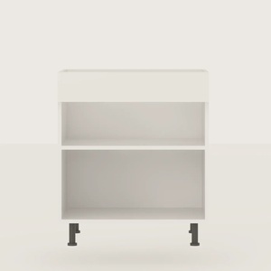 Gabinetes de cocina estilo americano moderno modular MFD tablero de partículas en caja estilo coctelera color madera blanca muebles de cocina - Product Image 6