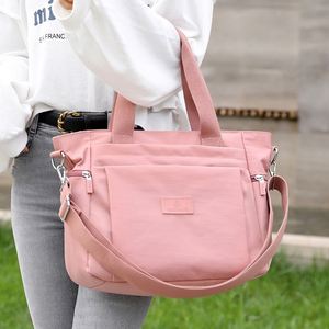 Customized <b>Nylon</b> Women's <b>Bag</b> Leisure Large Capacity Travel <b>Bag</b> <b>with</b> Water-Resistant Multi-Pockets Handheld Crossbody <b>Tote</b> <b>Bag</b> - Product Image 6